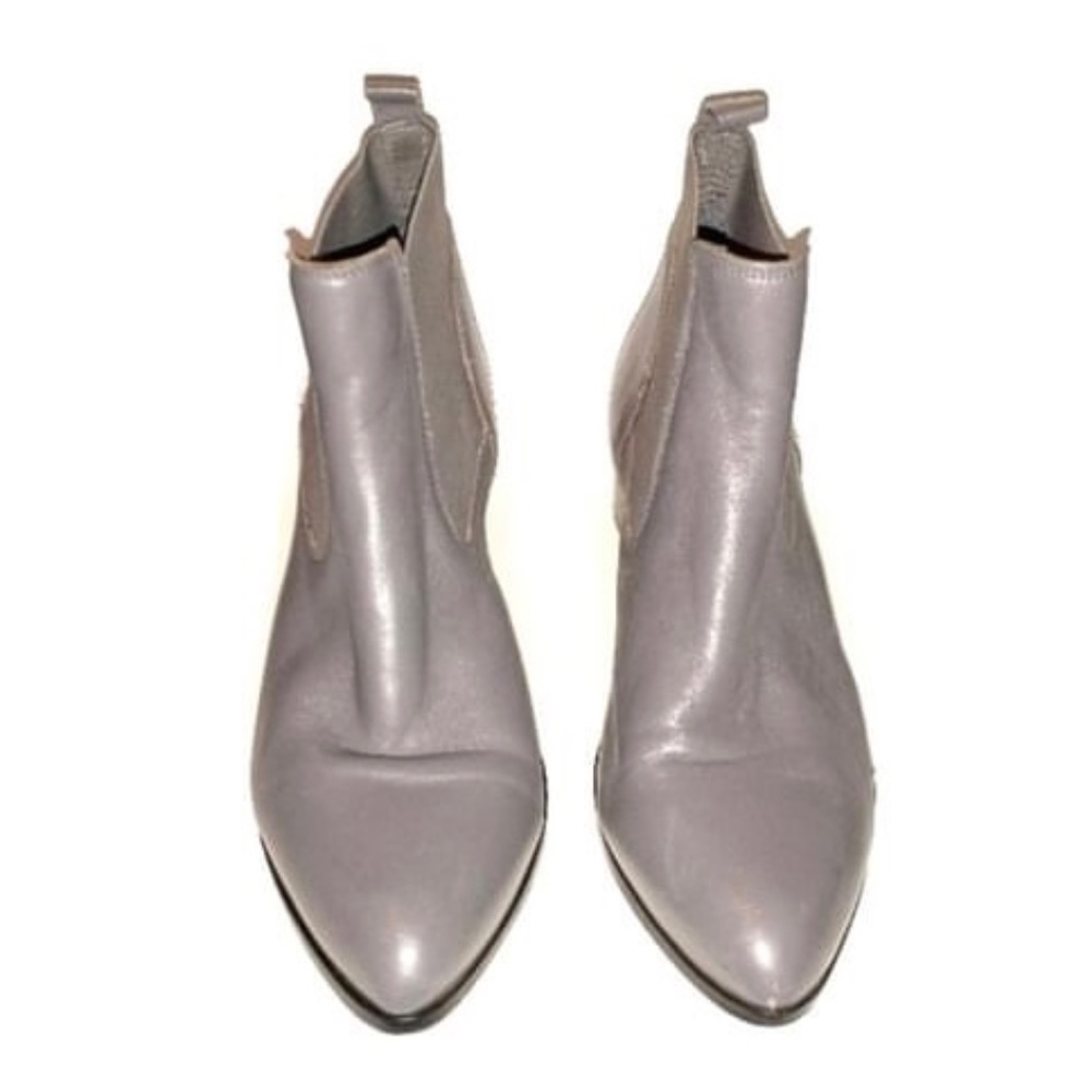 Grey Nine West Ankle Boots